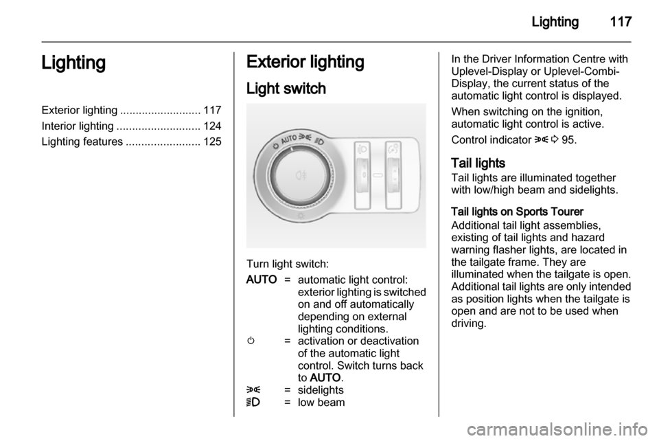 VAUXHALL INSIGNIA 2013.5 Owners Manual VAUXHALL INSIGNIA 2013.5 Owners Manual