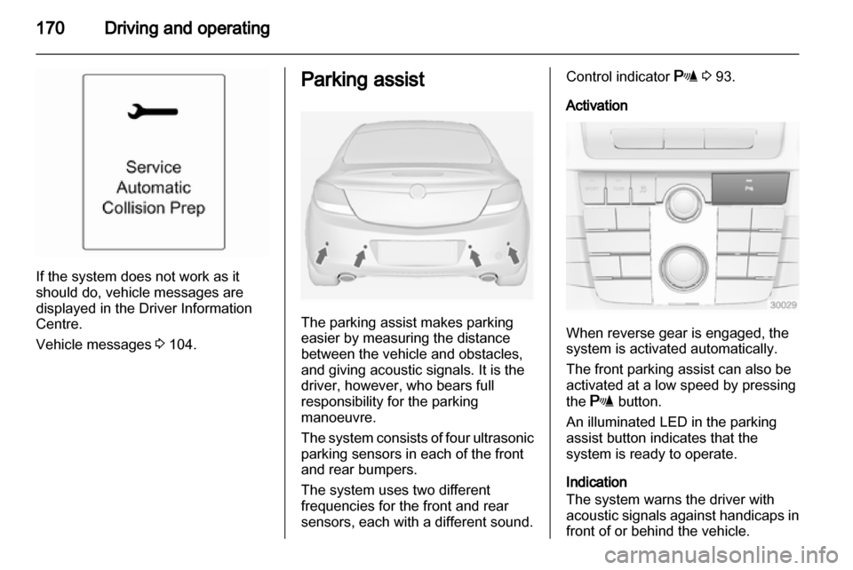 VAUXHALL INSIGNIA 2013.5 Owners Manual VAUXHALL INSIGNIA 2013.5 Owners Manual