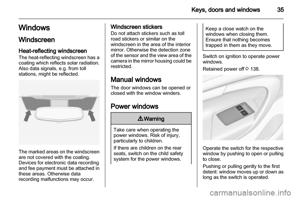 VAUXHALL INSIGNIA 2013.5 Owners Guide 