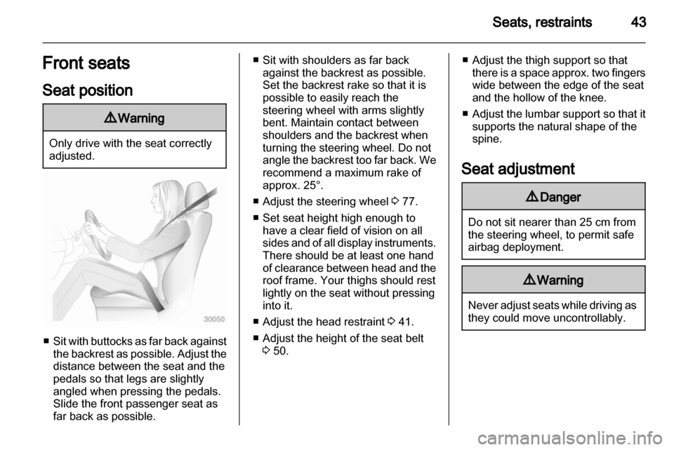 VAUXHALL INSIGNIA 2013.5 Service Manual 