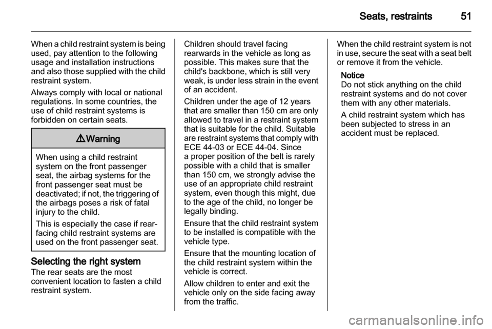 VAUXHALL MERIVA 2011.5 Workshop Manual 