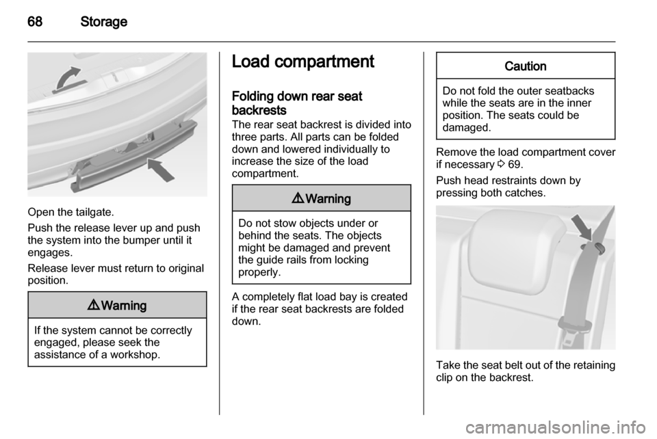 VAUXHALL MERIVA 2011.5 Repair Manual 