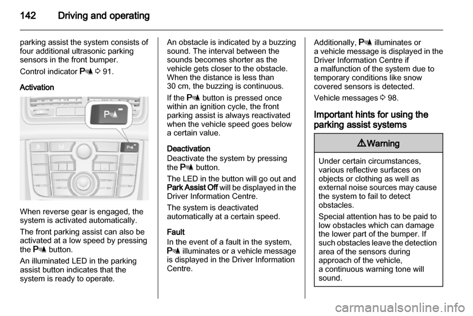 VAUXHALL MERIVA 2012  Owners Manual 