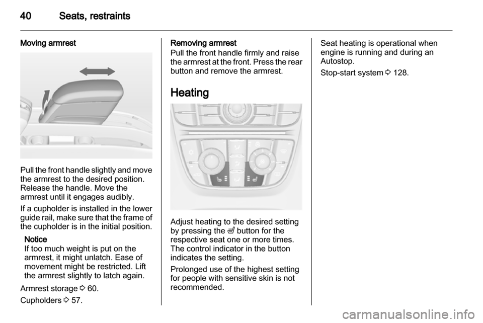 VAUXHALL MERIVA 2012 Service Manual 