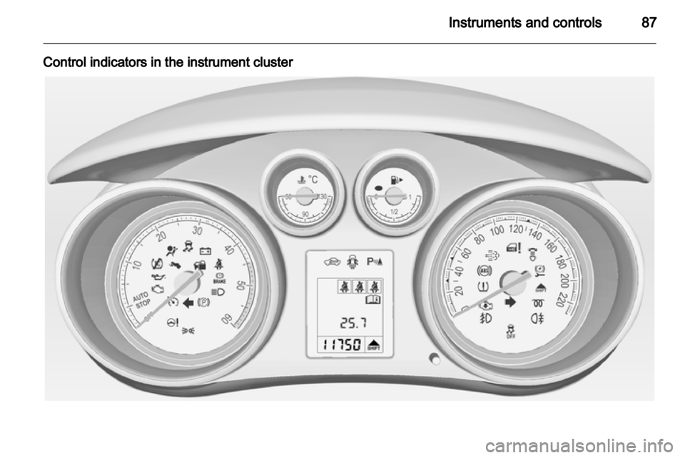 VAUXHALL MERIVA 2012 Manual Online 