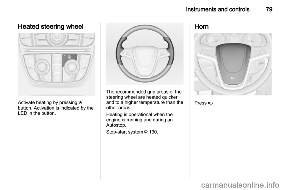 VAUXHALL MERIVA 2012.5 Manual Online VAUXHALL MERIVA 2012.5 Manual Online