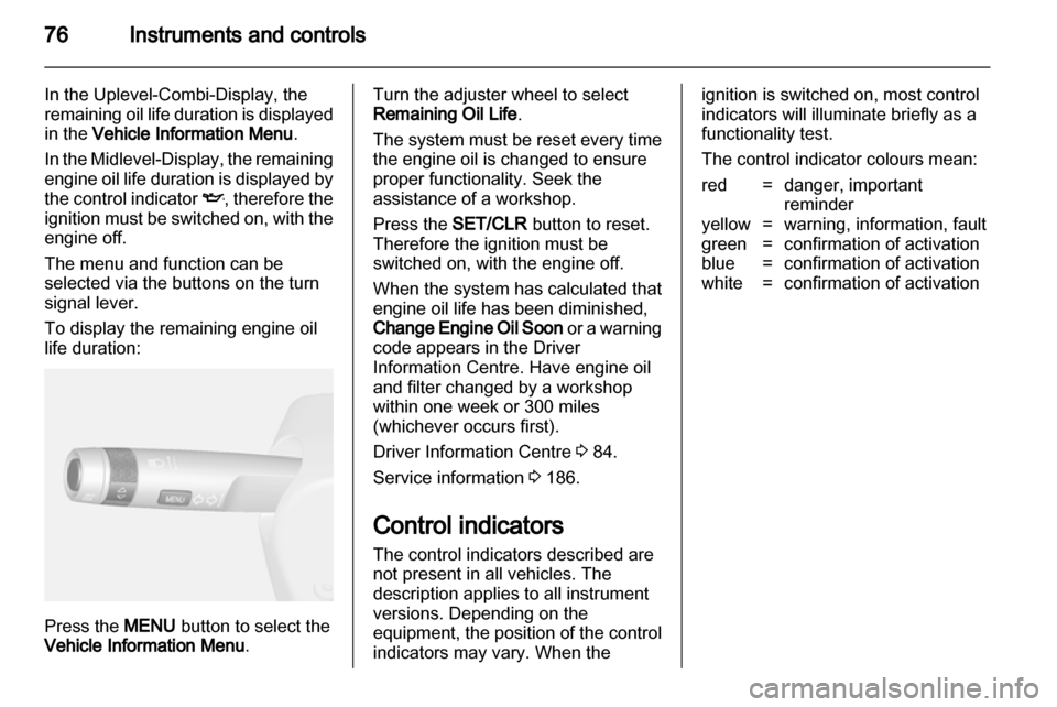 VAUXHALL MOKKA 2013 Manual PDF 