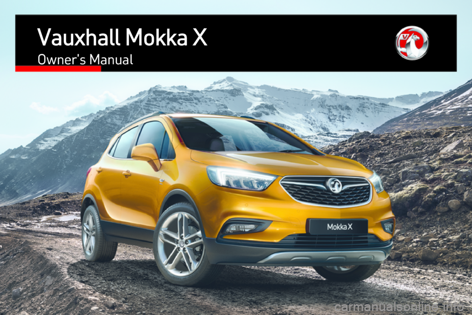 VAUXHALL MOKKA X 2017  Owners Manual Vauxhall Mokka XOwners Manual 