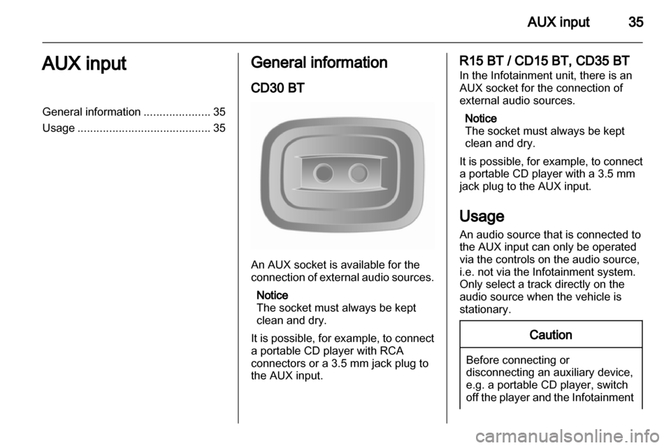 VAUXHALL MOVANO_B 2013 Infotainment system VAUXHALL MOVANO_B 2013 Infotainment system