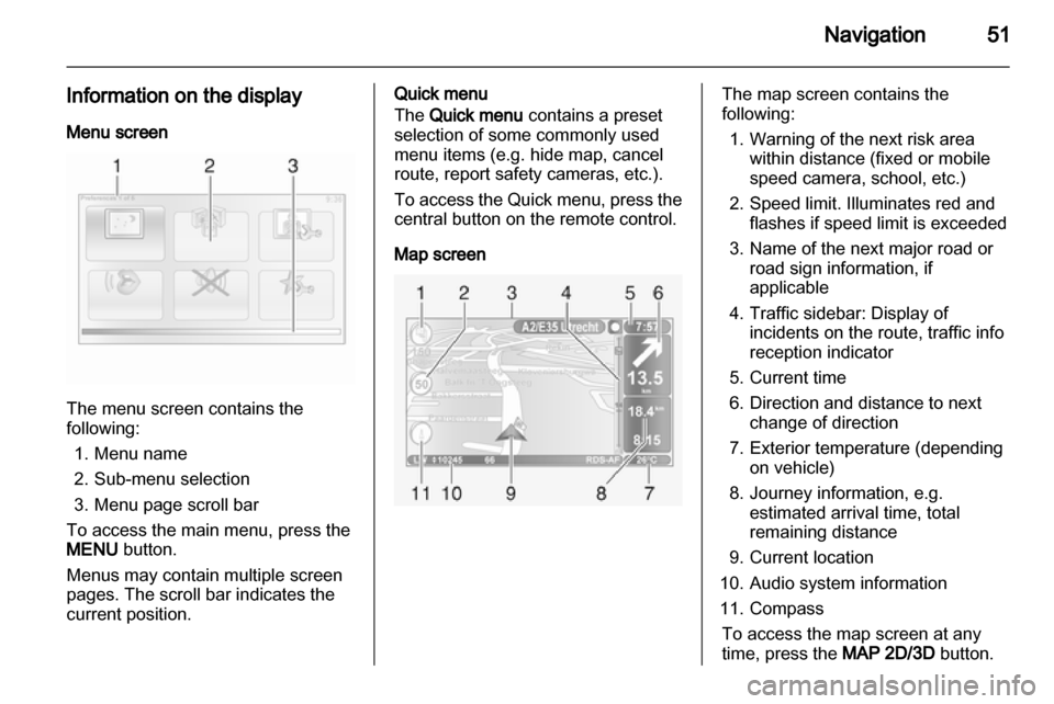 VAUXHALL MOVANO_B 2013 Infotainment system VAUXHALL MOVANO_B 2013 Infotainment system