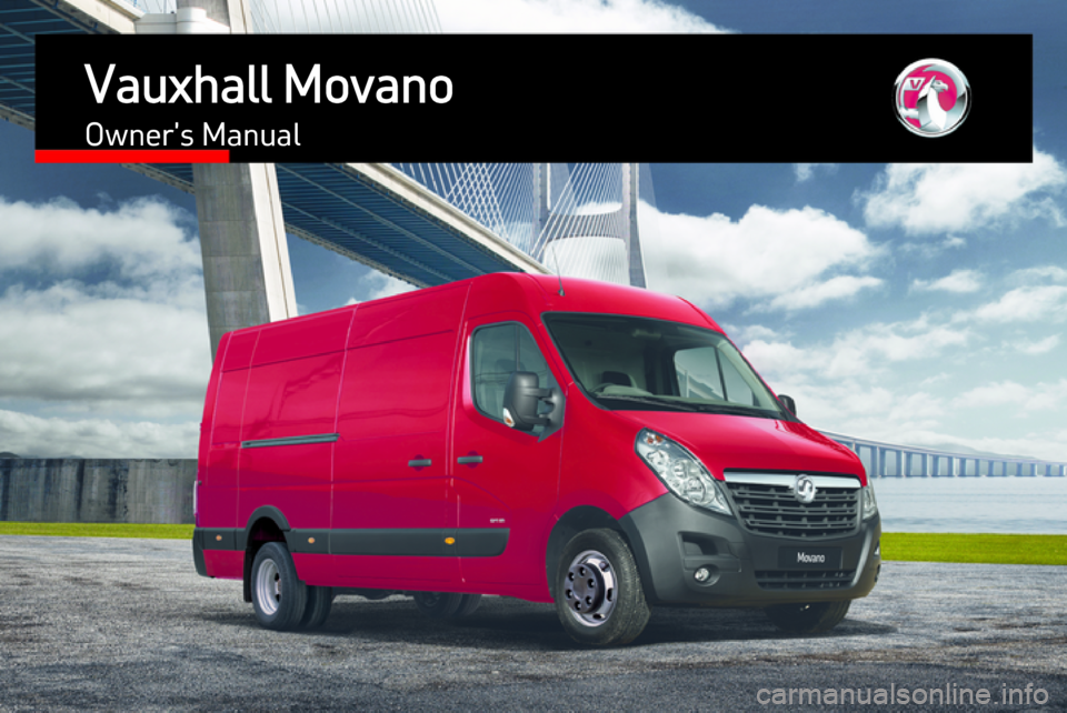 VAUXHALL MOVANO_B 2017.5  Owners Manual Vauxhall MovanoOwners Manual 