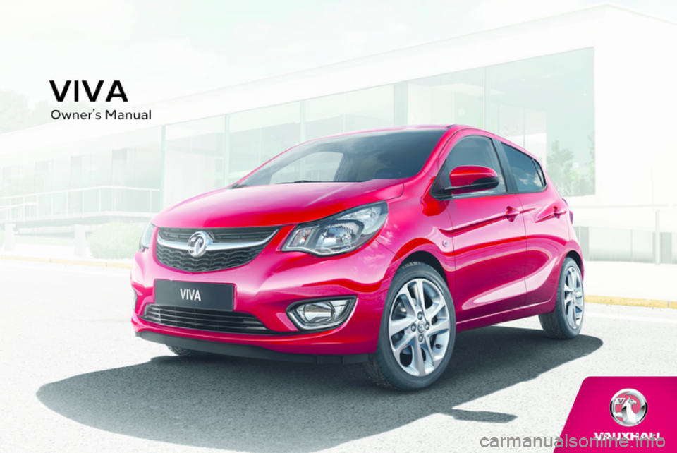 towing VAUXHALL VIVA 2019 Owner's Manual (189 Pages)