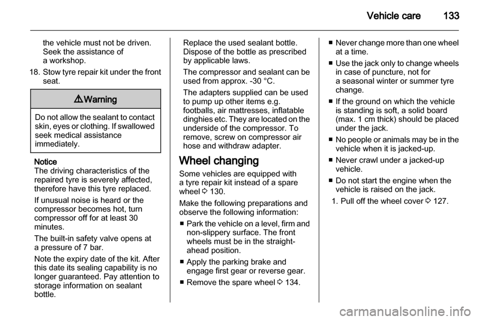 VAUXHALL VIVARO 2012  Owners Manual 