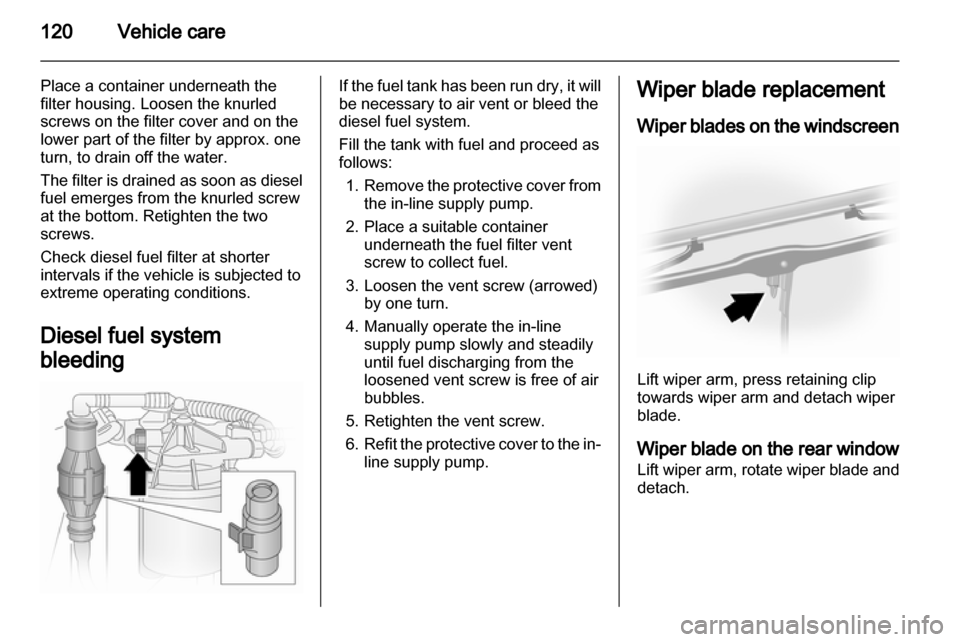 VAUXHALL VIVARO 2013.5  Owners Manual 