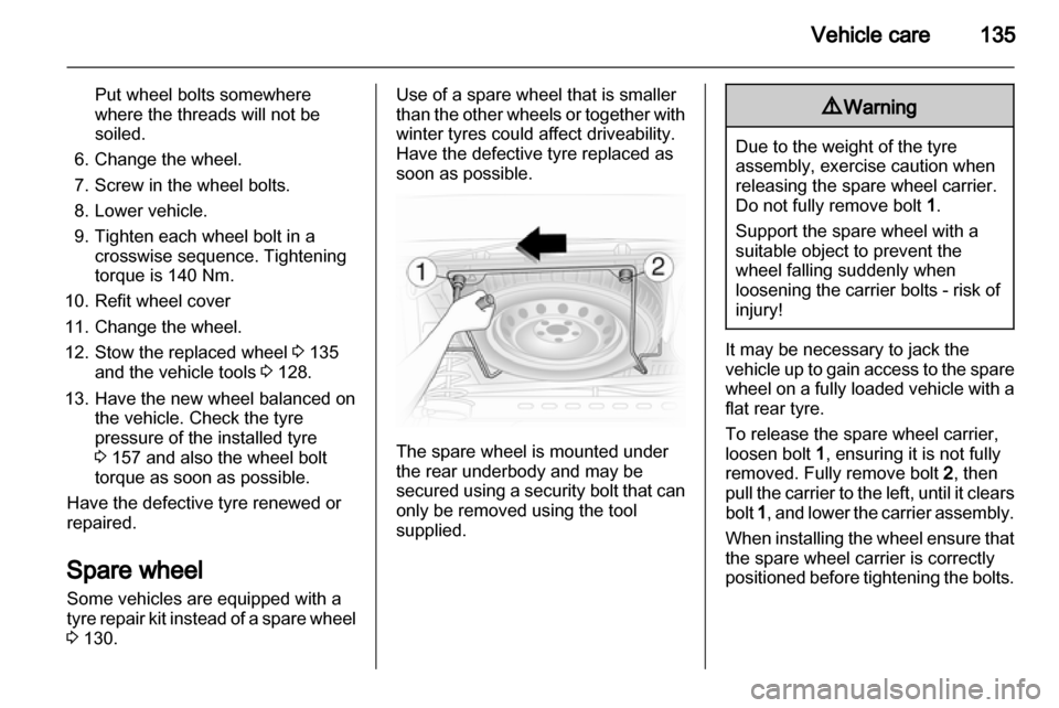 VAUXHALL VIVARO 2013.5  Owners Manual 