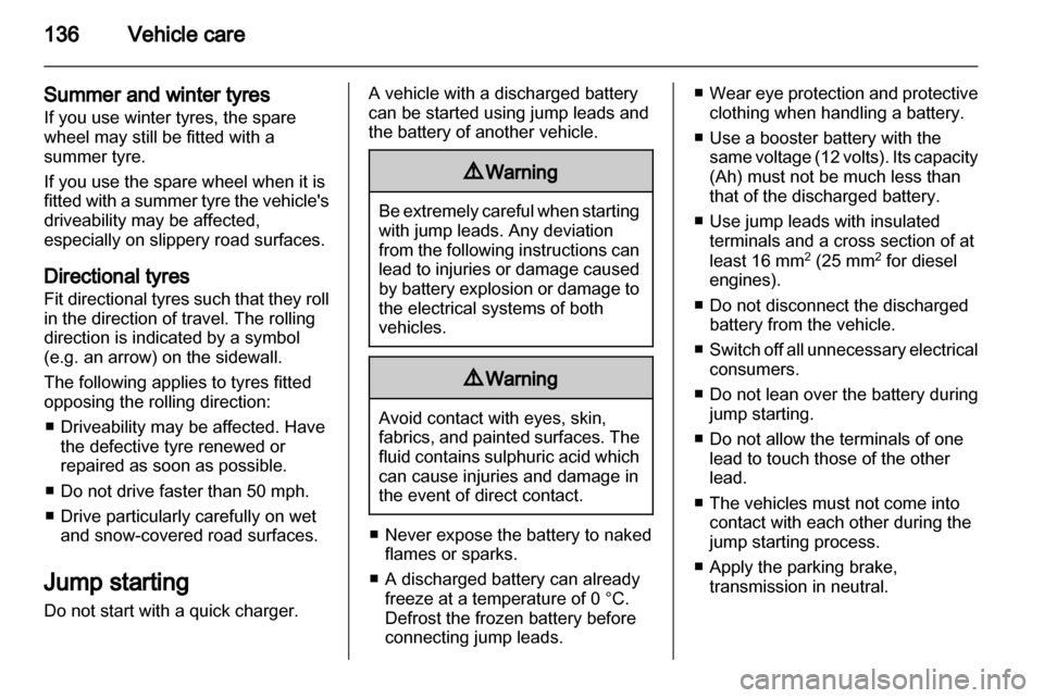 VAUXHALL VIVARO 2013.5  Owners Manual 