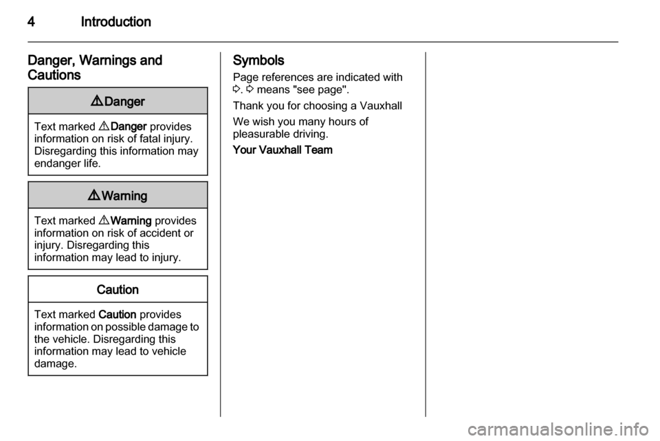 VAUXHALL ZAFIRA 2010  Owners Manual 