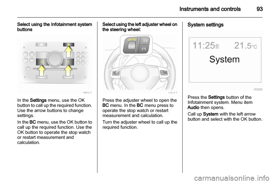 VAUXHALL ZAFIRA 2010 Owners Manual 