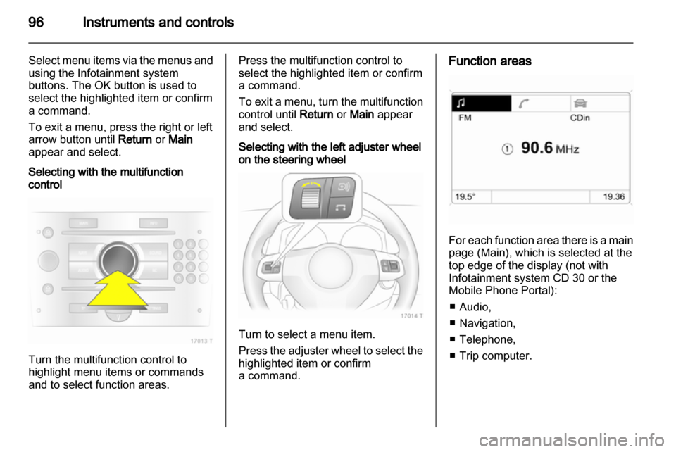 VAUXHALL ZAFIRA 2010 Owners Manual 