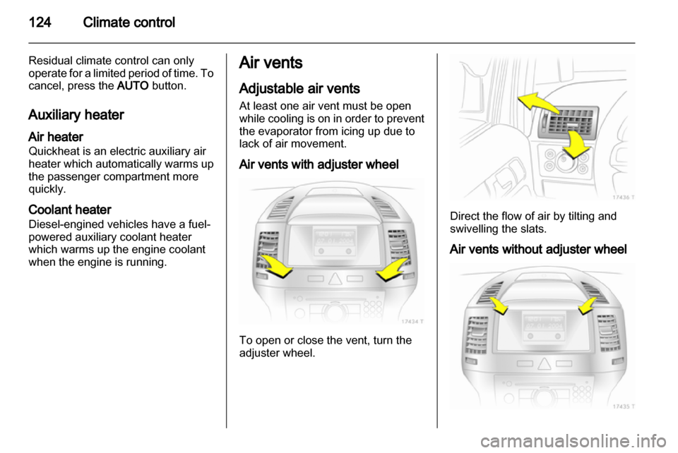 VAUXHALL ZAFIRA 2010.5 Owners Manual VAUXHALL ZAFIRA 2010.5 Owners Manual