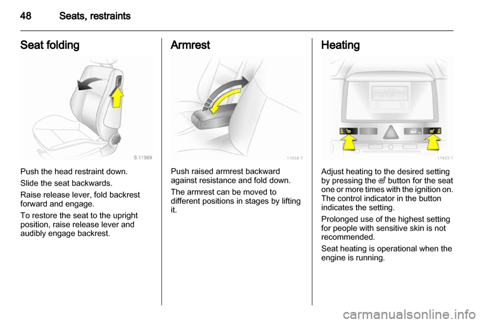 VAUXHALL ZAFIRA 2011 Service Manual 