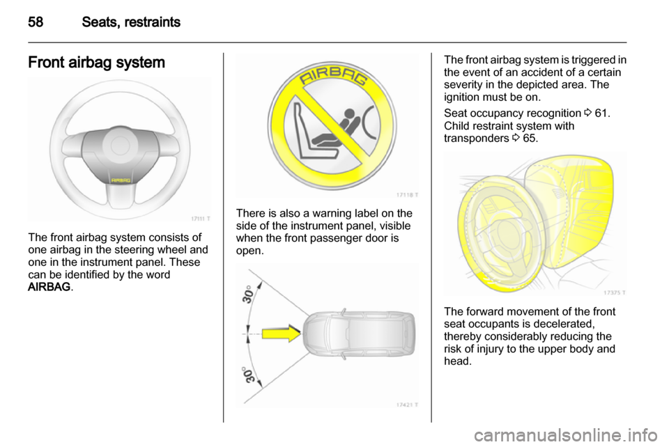 VAUXHALL ZAFIRA 2011 Workshop Manual 