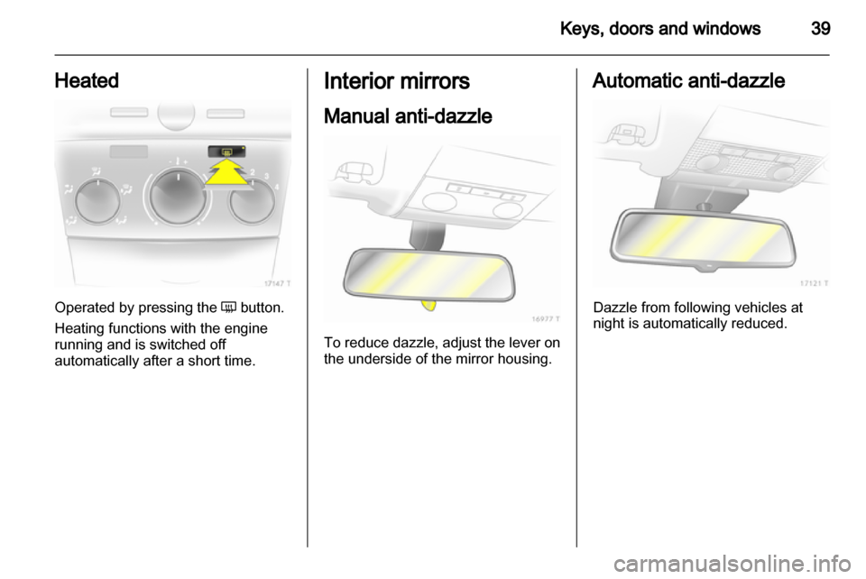 VAUXHALL ZAFIRA 2012 Service Manual 