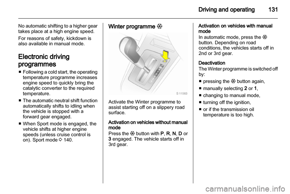 VAUXHALL ZAFIRA 2013  Owners Manual 