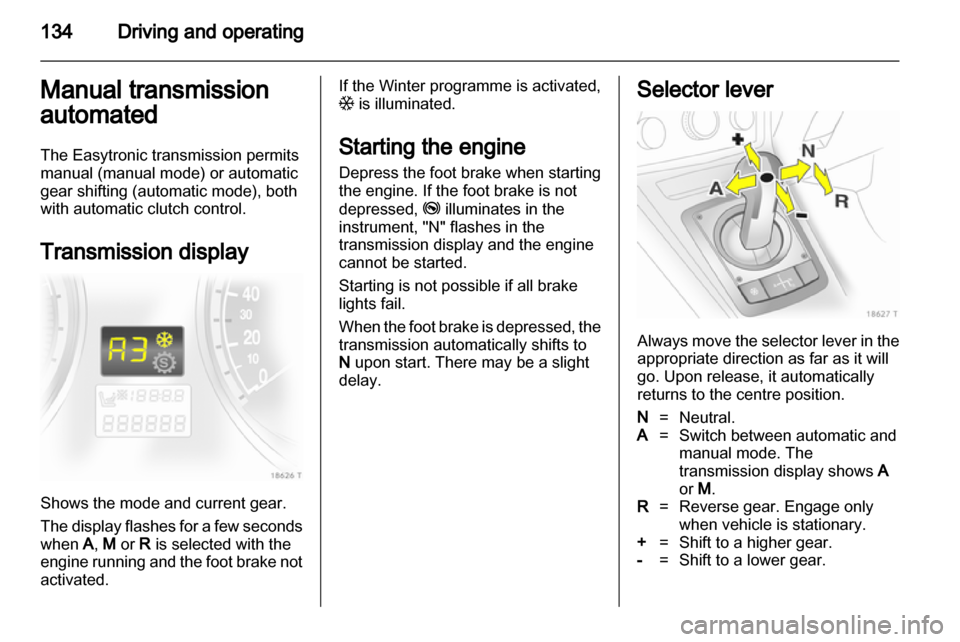 VAUXHALL ZAFIRA 2013  Owners Manual 