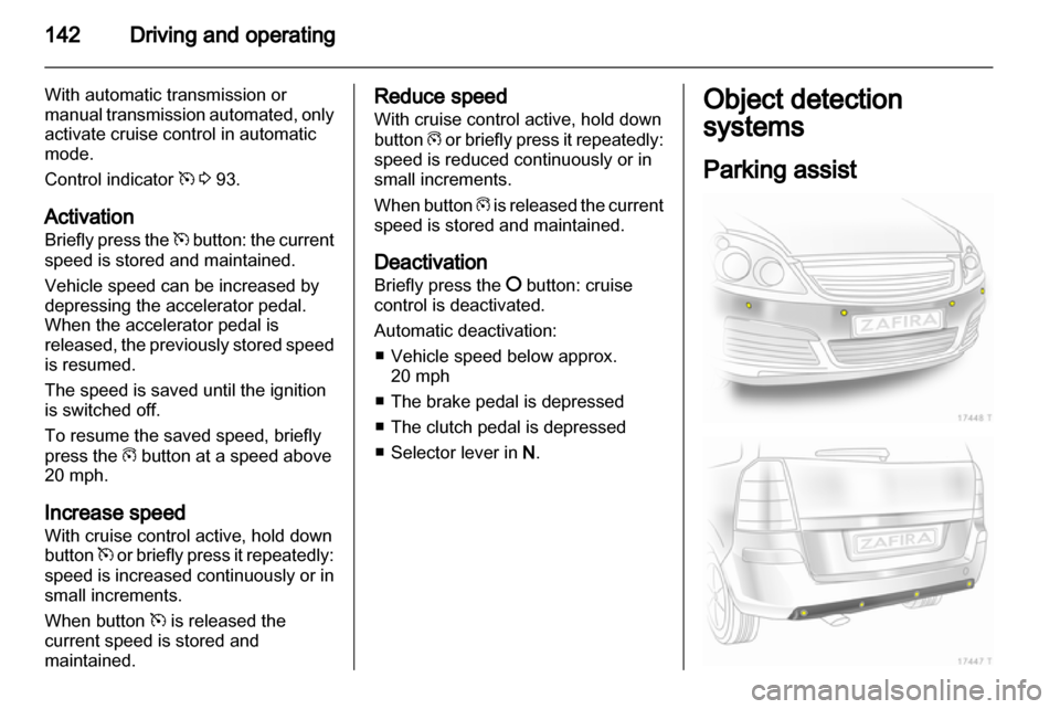 VAUXHALL ZAFIRA 2013 Owners Manual VAUXHALL ZAFIRA 2013 Owners Manual