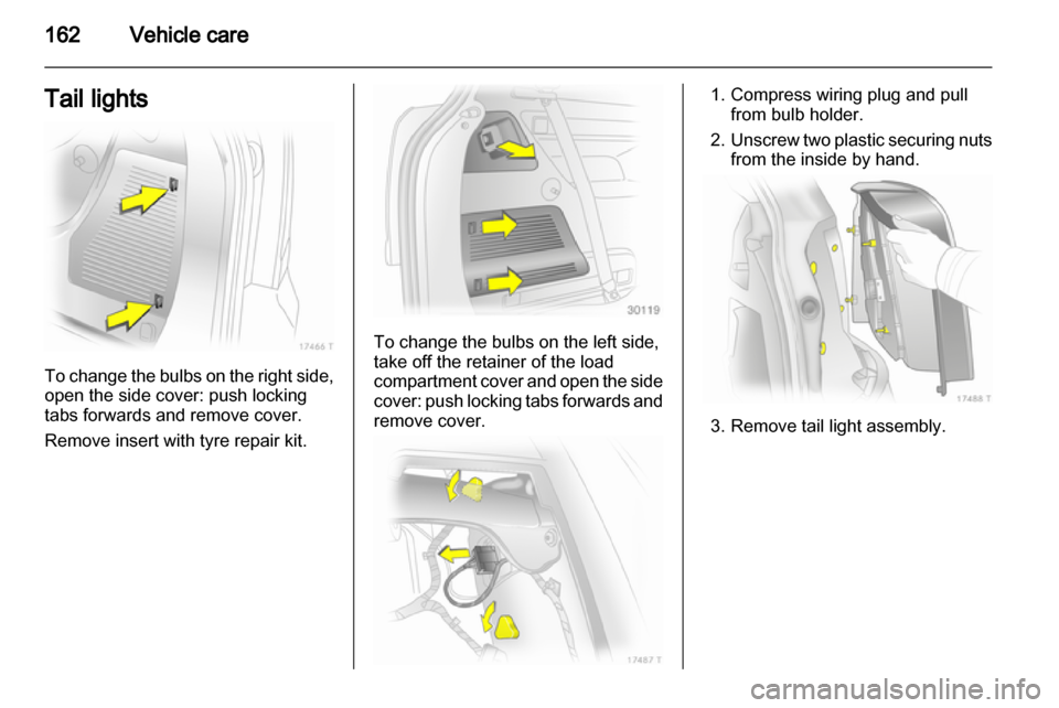 VAUXHALL ZAFIRA 2013 Owners Manual VAUXHALL ZAFIRA 2013 Owners Manual