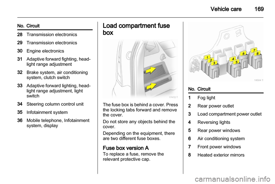 VAUXHALL ZAFIRA 2013 Owners Manual VAUXHALL ZAFIRA 2013 Owners Manual