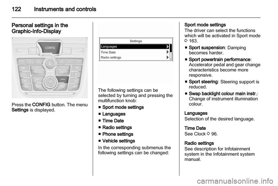 VAUXHALL ZAFIRA TOURER 2012  Owners Manual 