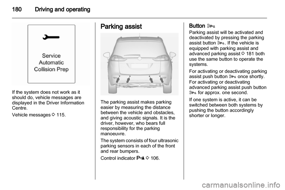 VAUXHALL ZAFIRA TOURER 2012 Owners Manual VAUXHALL ZAFIRA TOURER 2012 Owners Manual