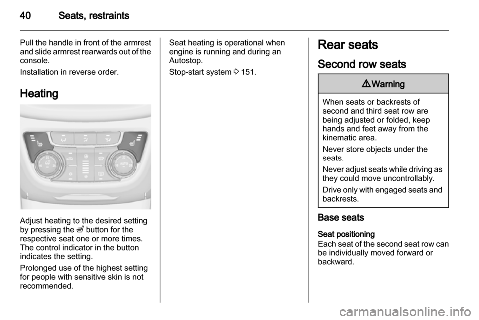 VAUXHALL ZAFIRA TOURER 2012 Service Manual 