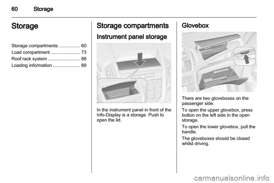 VAUXHALL ZAFIRA TOURER 2012 Repair Manual 