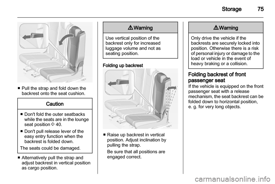 VAUXHALL ZAFIRA TOURER 2012 Manual PDF 