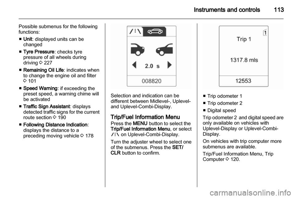 VAUXHALL ZAFIRA TOURER 2012.5 Owners Manual VAUXHALL ZAFIRA TOURER 2012.5 Owners Manual