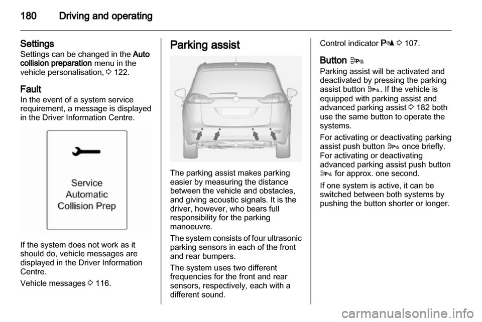 VAUXHALL ZAFIRA TOURER 2012.5 Owners Manual VAUXHALL ZAFIRA TOURER 2012.5 Owners Manual