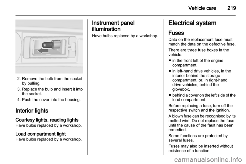 VAUXHALL ZAFIRA TOURER 2012.5 Owners Manual VAUXHALL ZAFIRA TOURER 2012.5 Owners Manual