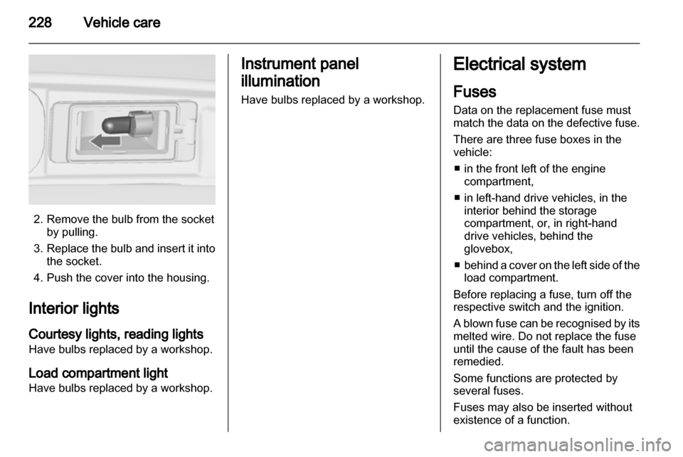 VAUXHALL ZAFIRA TOURER 2013  Owners Manual 