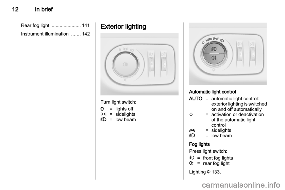 VAUXHALL ZAFIRA TOURER 2013.5 User Guide 