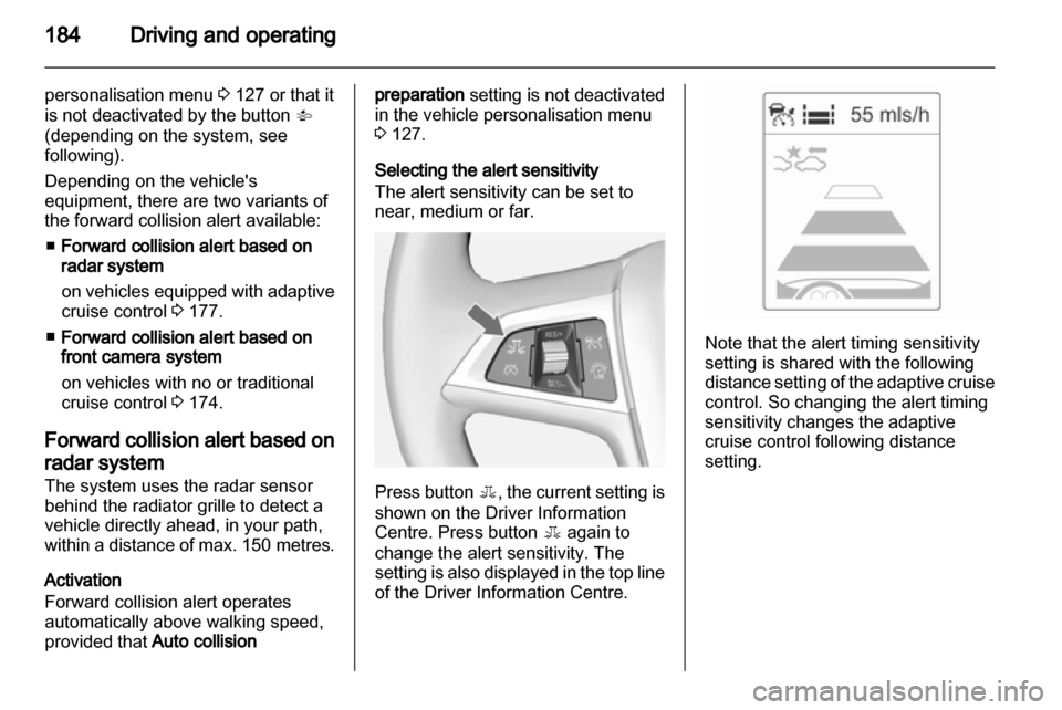 VAUXHALL ZAFIRA TOURER 2013.5  Owners Manual 