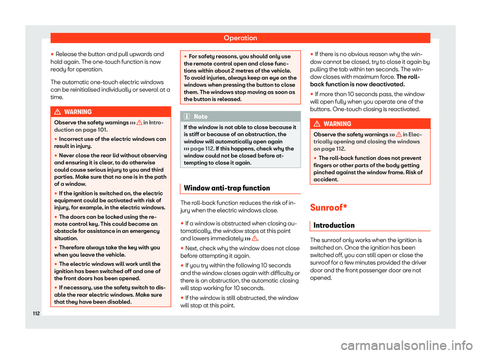 Seat Alhambra 2020  Owners Manual Operation
