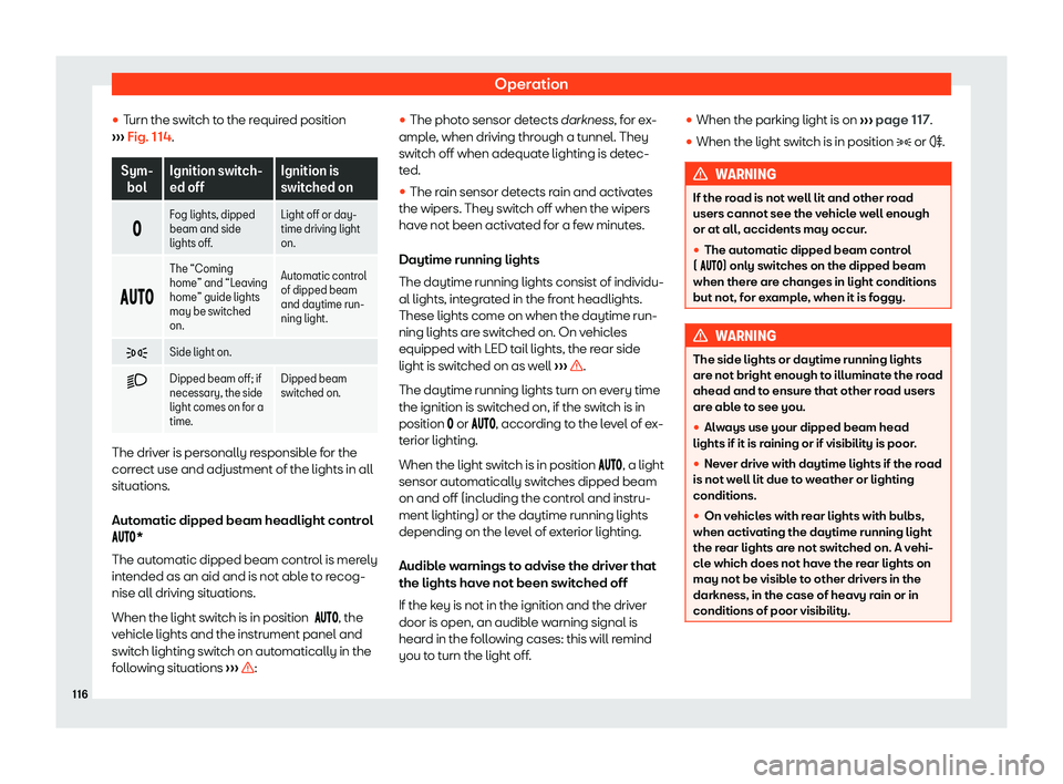Seat Alhambra 2020  Owners Manual Operation
