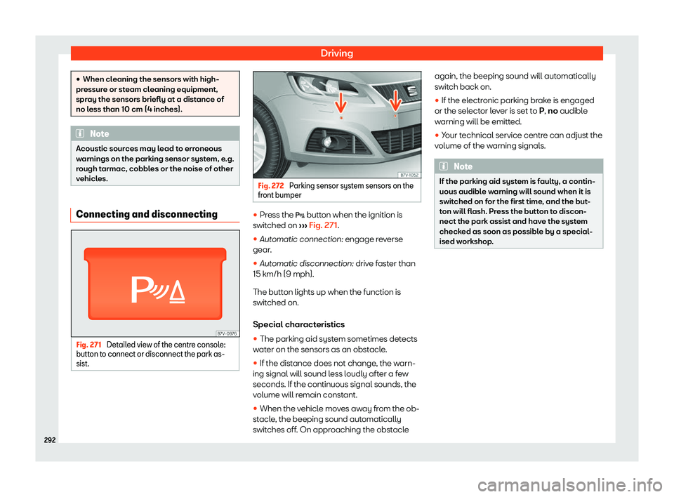 Seat Alhambra 2020  Owners Manual Driving
