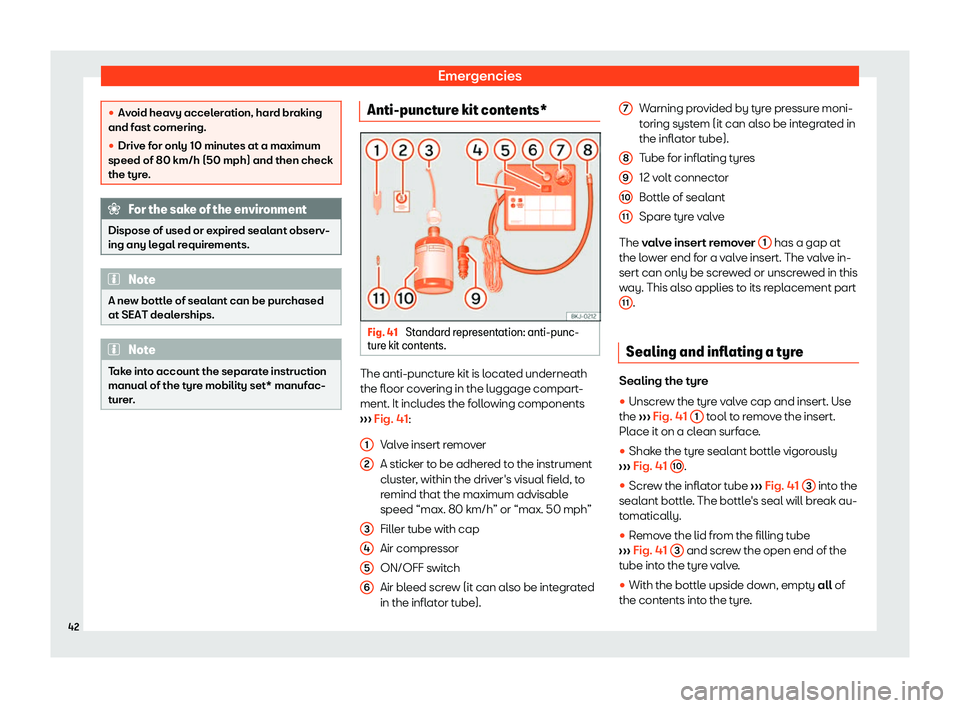 Seat Alhambra 2020 Service Manual Emergencies
