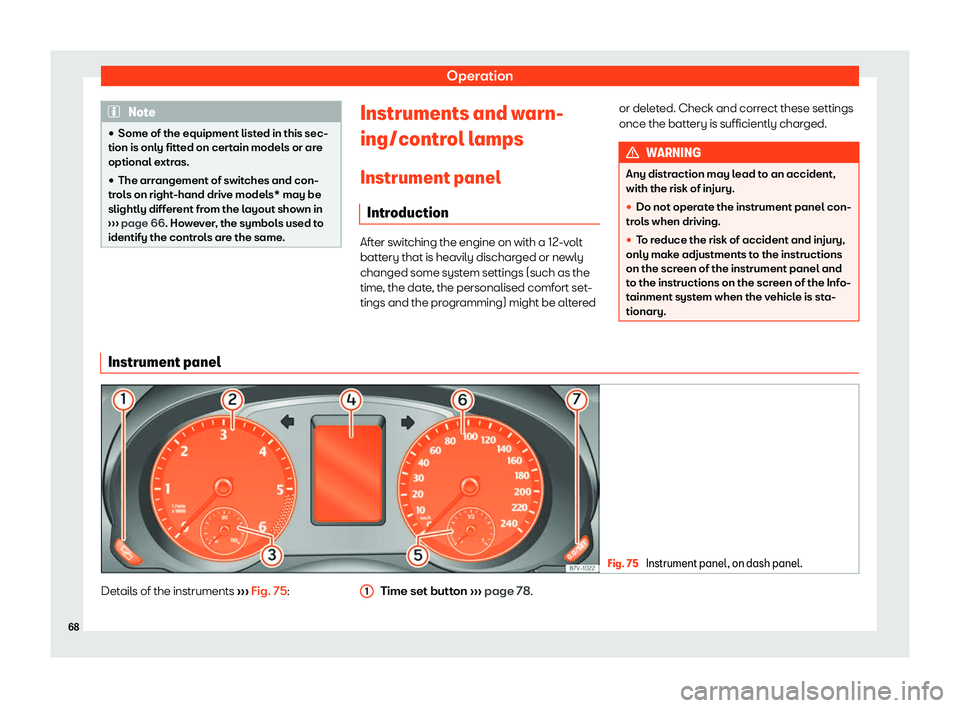 Seat Alhambra 2020 Repair Manual Operation
Note
