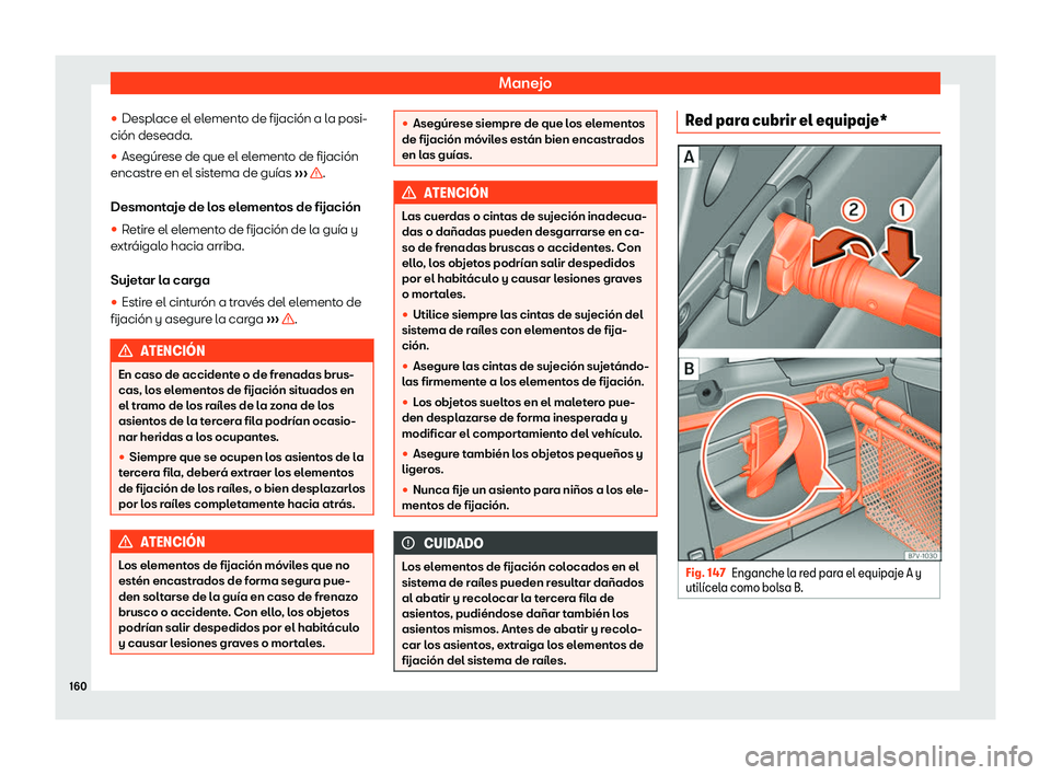 Seat Alhambra 2020  Manual del propietario (in Spanish) Manejo
