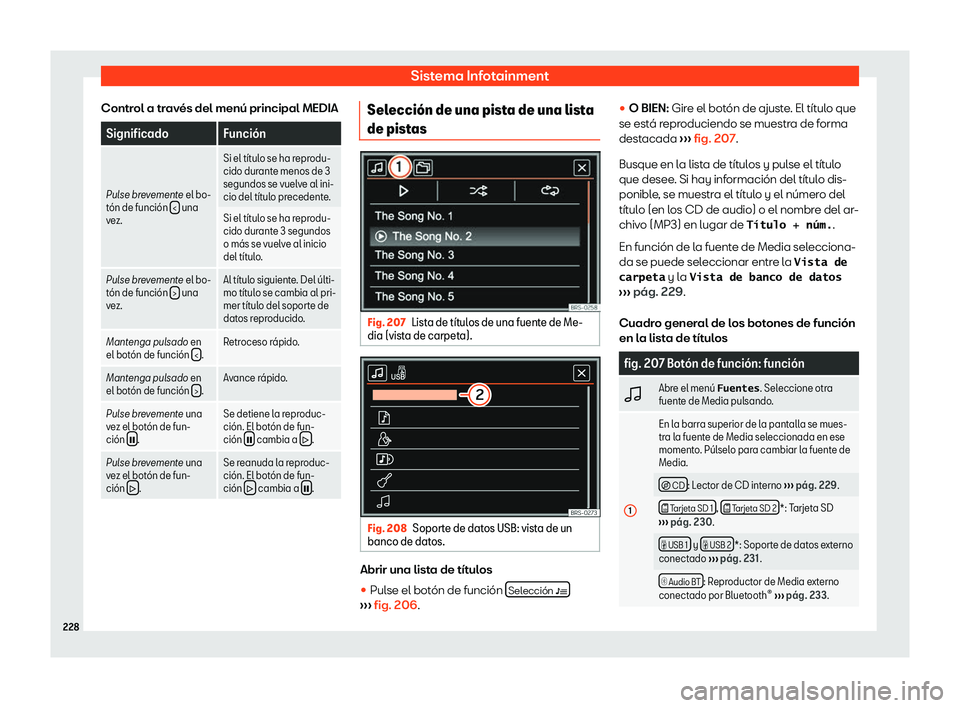 Seat Alhambra 2020  Manual del propietario (in Spanish) Sistema Infotainment
Control a trav